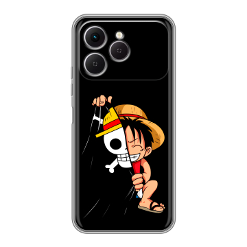 Силиконовый чехол на Tecno Spark 40 с принтом One Piece Ван Пис