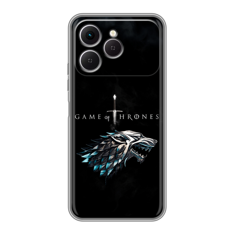Силиконовый чехол на Tecno Spark 40 с принтом Игра Престолов Game Thrones Силиконовый чехол на Tecno Spark 40 с принтом Игра Престолов Game Thrones