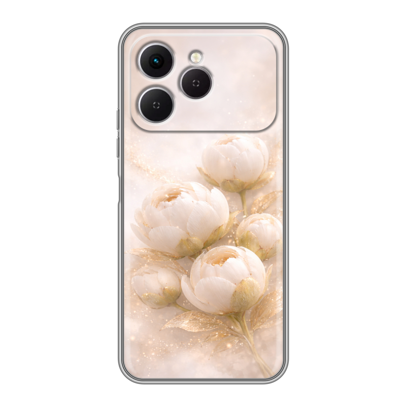 Силиконовый чехол на Tecno Spark 40 с принтом женский Силиконовый чехол на Tecno Spark 40 с принтом женский