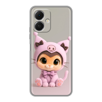 Силиконовый чехол на Tecno Spark Go 2 с принтом Куроми Kuromi 