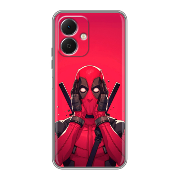 Силиконовый чехол на Tecno Spark Go 2 с принтом Дедпул Deadpool