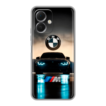 Силиконовый чехол на Tecno Spark Go 2 с принтом БМВ BMW Силиконовый чехол на Tecno Spark Go 2 с принтом БМВ BMW