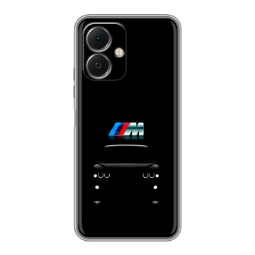 Силиконовый чехол на Tecno Spark Go 2 с принтом БМВ BMW Силиконовый чехол на Tecno Spark Go 2 с принтом БМВ BMW