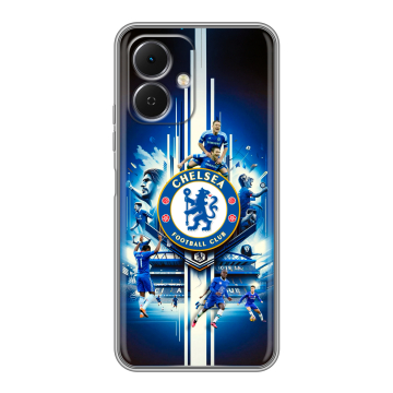 Силиконовый чехол на Tecno Spark Go 2 с принтом Chelsea Челси