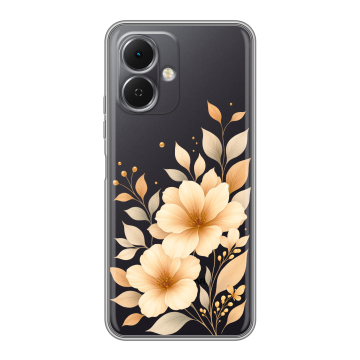 Силиконовый чехол на Tecno Spark Go 2 с принтом для девушки