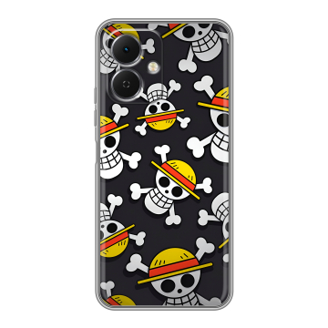 Силиконовый чехол на Tecno Spark Go 2 с принтом One Piece Ван Пис