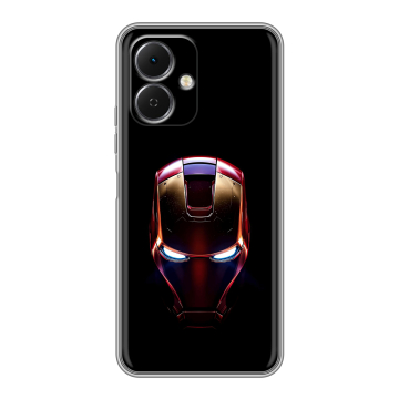 Силиконовый чехол на Tecno Spark Go 2 с принтом IronMan Железный человек