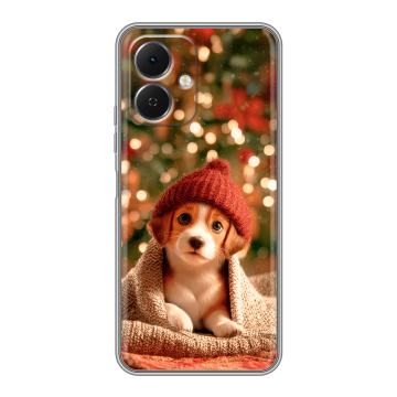 Силиконовый чехол на Tecno Spark Go 2 с принтом Новый год Силиконовый чехол на Tecno Spark Go 2 с принтом Новый год