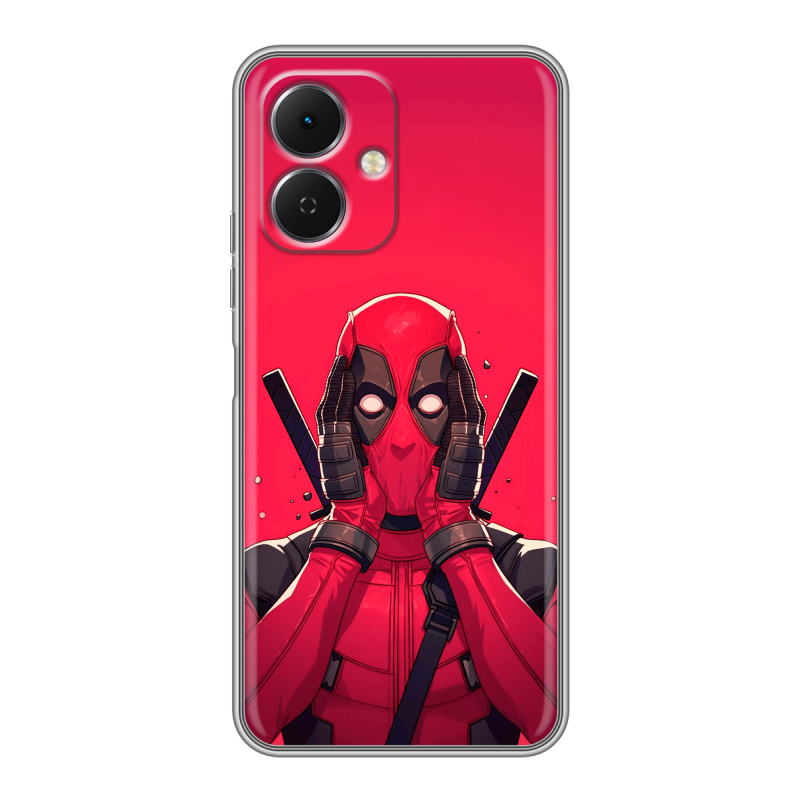 Силиконовый чехол на Tecno Spark Go 2 с принтом Дедпул Deadpool Силиконовый чехол на Tecno Spark Go 2 с принтом Дедпул Deadpool
