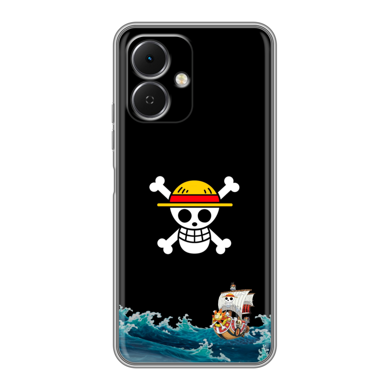 Силиконовый чехол на Tecno Spark Go 2 с принтом One Piece Ван Пис Силиконовый чехол на Tecno Spark Go 2 с принтом One Piece Ван Пис