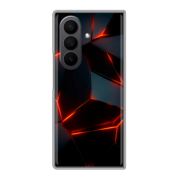 Пластиковый чехол на Samsung Galaxy Z Fold 7 с принтом Яркие абстракции