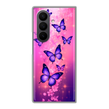 Пластиковый чехол на Samsung Galaxy Z Fold 7 с принтом Бабочки