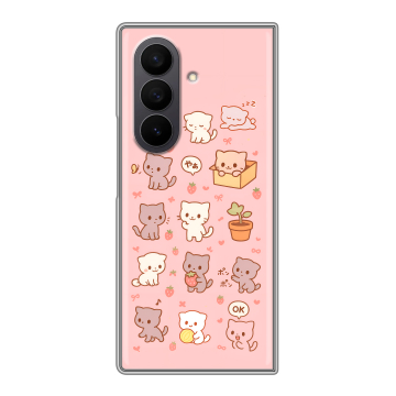 Пластиковый чехол на Samsung Galaxy Z Fold 7 с принтом Hello Kitty Хелоу Кити Пластиковый чехол на Samsung Galaxy Z Fold 7 с принтом Hello Kitty Хелоу Кити