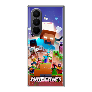 Пластиковый чехол на Samsung Galaxy Z Fold 7 с принтом Майнкрафт Minecraft Пластиковый чехол на Samsung Galaxy Z Fold 7 с принтом Майнкрафт Minecraft