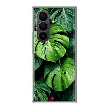 Пластиковый чехол на Samsung Galaxy Z Fold 7 с принтом Листья Пластиковый чехол на Samsung Galaxy Z Fold 7 с принтом Листья