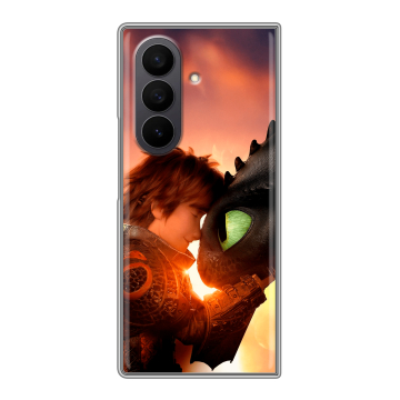 Пластиковый чехол на Samsung Galaxy Z Fold 7 с принтом Как приручить дракона Пластиковый чехол на Samsung Galaxy Z Fold 7 с принтом Как приручить дракона
