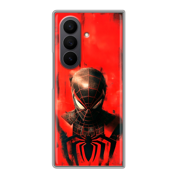 Пластиковый чехол на Samsung Galaxy Z Fold 7 с принтом человек паук spiderman