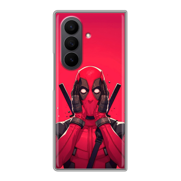 Пластиковый чехол на Samsung Galaxy Z Fold 7 с принтом Дедпул Deadpool Пластиковый чехол на Samsung Galaxy Z Fold 7 с принтом Дедпул Deadpool