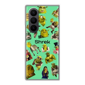 Пластиковый чехол на Samsung Galaxy Z Fold 7 с принтом Шрек Shrek Пластиковый чехол на Samsung Galaxy Z Fold 7 с принтом Шрек Shrek