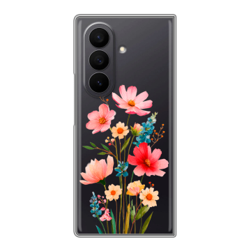 Пластиковый чехол на Samsung Galaxy Z Fold 7 с принтом Цветы Пластиковый чехол на Samsung Galaxy Z Fold 7 с принтом Цветы