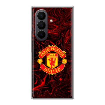 Пластиковый чехол на Samsung Galaxy Z Fold 7 с принтом Manchester United Пластиковый чехол на Samsung Galaxy Z Fold 7 с принтом Manchester United
