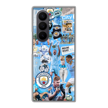 Пластиковый чехол на Samsung Galaxy Z Fold 7 с принтом Man City Манчестер Сити Пластиковый чехол на Samsung Galaxy Z Fold 7 с принтом Man City Манчестер Сити
