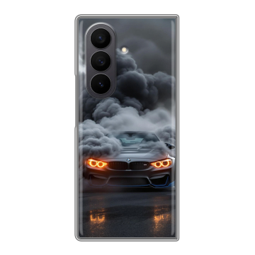 Пластиковый чехол на Samsung Galaxy Z Fold 7 с принтом BMW БМВ Пластиковый чехол на Samsung Galaxy Z Fold 7 с принтом BMW БМВ