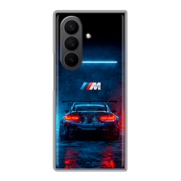 Пластиковый чехол на Samsung Galaxy Z Fold 7 с принтом BMW БМВ