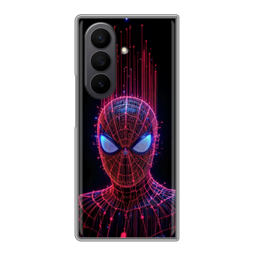 Пластиковый чехол на Samsung Galaxy Z Fold 7 с принтом Spiderman Человек паук