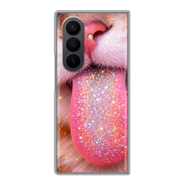 Пластиковый чехол на Samsung Galaxy Z Fold 7 с принтом для девочек Пластиковый чехол на Samsung Galaxy Z Fold 7 с принтом для девочек