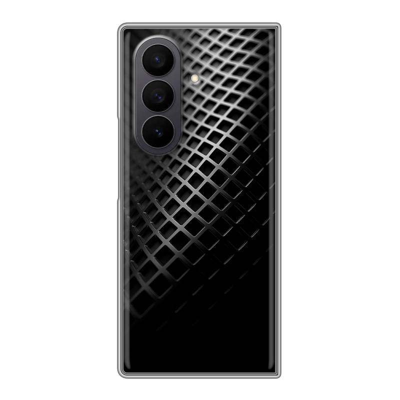 Пластиковый чехол на Samsung Galaxy Z Fold 7 с принтом Текстура металла Пластиковый чехол на Samsung Galaxy Z Fold 7 с принтом Текстура металла