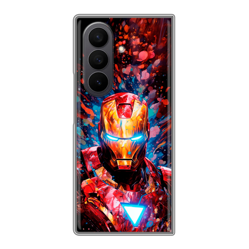 Пластиковый чехол на Samsung Galaxy Z Fold 7 с принтом Железный человек Ironman Пластиковый чехол на Samsung Galaxy Z Fold 7 с принтом Железный человек Ironman