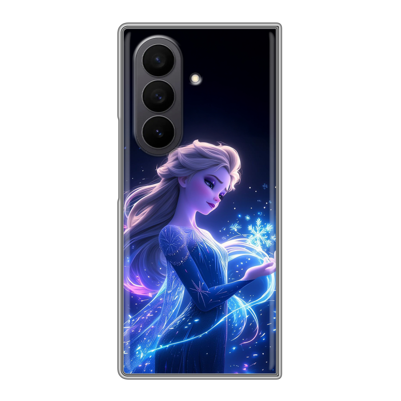 Пластиковый чехол на Samsung Galaxy Z Fold 7 с принтом Холодное сердце Frozen Пластиковый чехол на Samsung Galaxy Z Fold 7 с принтом Холодное сердце Frozen