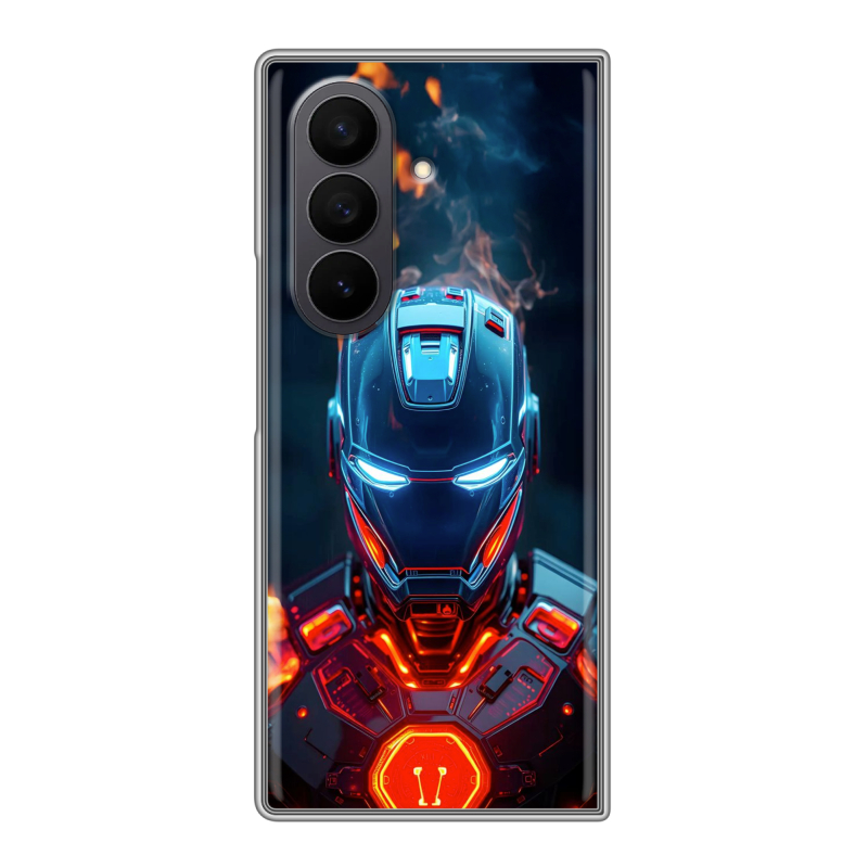 Пластиковый чехол на Samsung Galaxy Z Fold 7 с принтом IronMan Железный человек Пластиковый чехол на Samsung Galaxy Z Fold 7 с принтом IronMan Железный человек