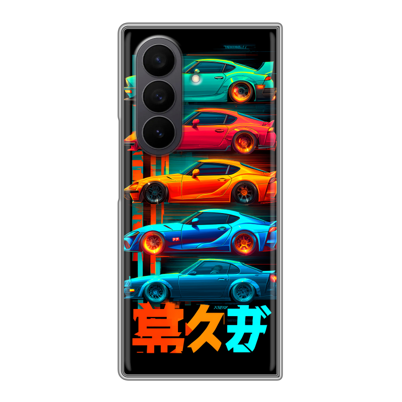 Пластиковый чехол на Samsung Galaxy Z Fold 7 с принтом машины тачки Пластиковый чехол на Samsung Galaxy Z Fold 7 с принтом машины тачки
