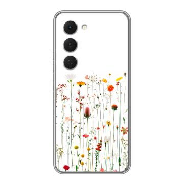 Силиконовый чехол на Tecno Spark 40 Pro с принтом цветы Силиконовый чехол на Tecno Spark 40 Pro с принтом цветы
