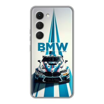 Силиконовый чехол на Tecno Spark 40 Pro с принтом БМВ BMW Силиконовый чехол на Tecno Spark 40 Pro с принтом БМВ BMW