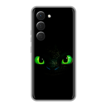 Силиконовый чехол на Tecno Spark 40 Pro с принтом Как приручить дракона Силиконовый чехол на Tecno Spark 40 Pro с принтом Как приручить дракона