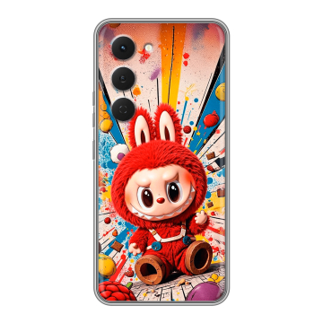 Силиконовый чехол на Tecno Spark 40 Pro с принтом Labubu Лабубу Силиконовый чехол на Tecno Spark 40 Pro с принтом Labubu Лабубу