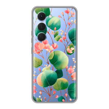 Силиконовый чехол на Tecno Spark 40 Pro с принтом женский