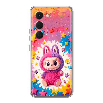 Силиконовый чехол на Tecno Spark 40 Pro с принтом Labubu Лабубу Силиконовый чехол на Tecno Spark 40 Pro с принтом Labubu Лабубу