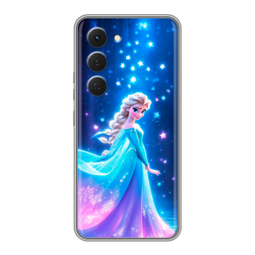 Силиконовый чехол на Tecno Spark 40 Pro с принтом Холодное сердце Frozen Силиконовый чехол на Tecno Spark 40 Pro с принтом Холодное сердце Frozen