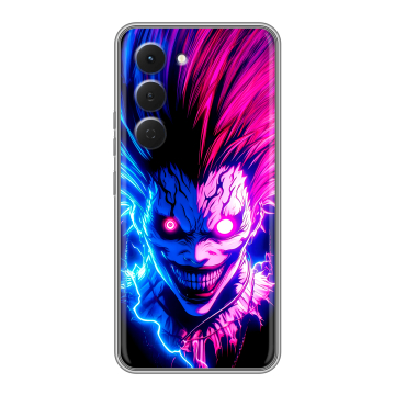 Силиконовый чехол на Tecno Spark 40 Pro с принтом Death note Тетрадь смерти