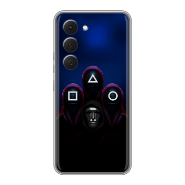 Силиконовый чехол на Tecno Spark 40 Pro с принтом Игра Кальмара