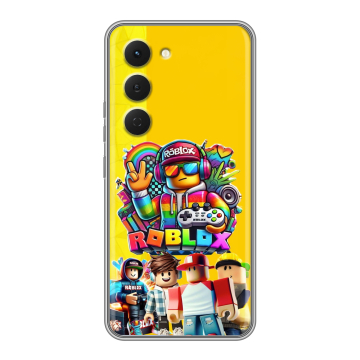 Силиконовый чехол на Tecno Spark 40 Pro с принтом Roblox Роблокс Силиконовый чехол на Tecno Spark 40 Pro с принтом Roblox Роблокс
