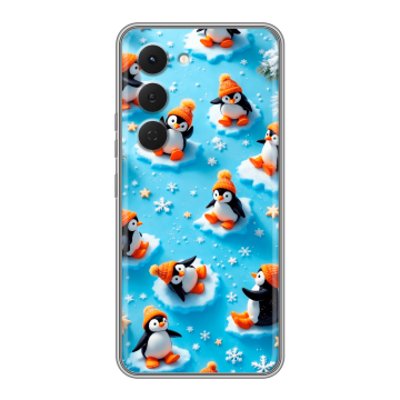 Силиконовый чехол на Tecno Spark 40 Pro с принтом Новый год