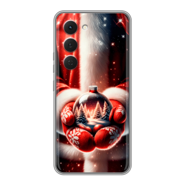 Силиконовый чехол на Tecno Spark 40 Pro с принтом Новый год