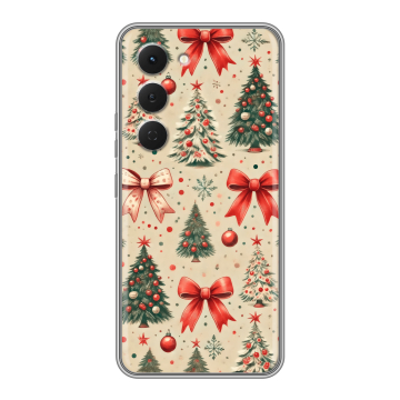 Силиконовый чехол на Tecno Spark 40 Pro с принтом Новый год