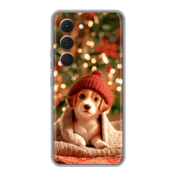 Силиконовый чехол на Tecno Spark 40 Pro с принтом Новый год