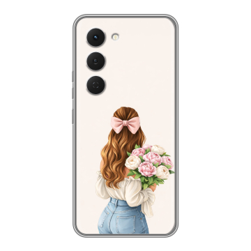 Силиконовый чехол на Tecno Spark 40 Pro с принтом женский Силиконовый чехол на Tecno Spark 40 Pro с принтом женский